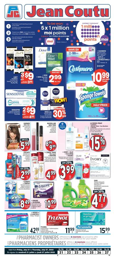 Jean Coutu (NB) Flyer July 21 to 27