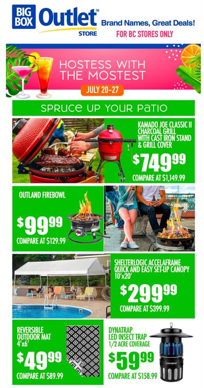 Big Box Outlet Store Flyer July 20 to 27
