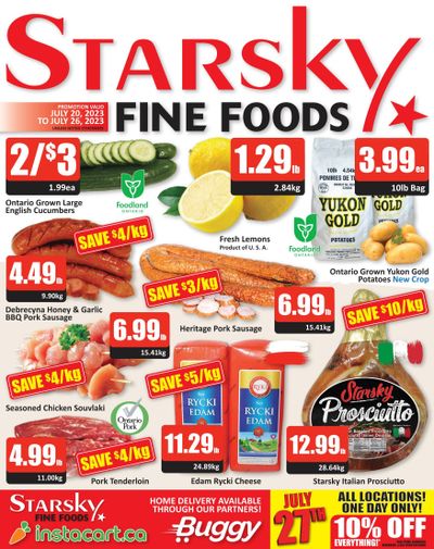 Starsky Foods Flyer July 20 to 26