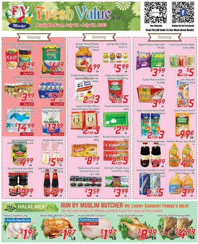 Fresh Value Flyer July 21 to 27