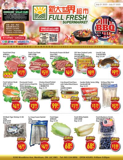Full Fresh Supermarket Flyer July 21 to 27