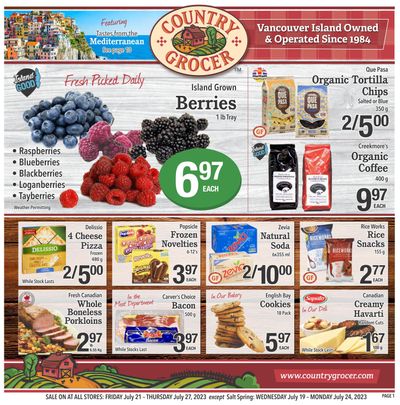 Country Grocer Flyer July 21 to 27