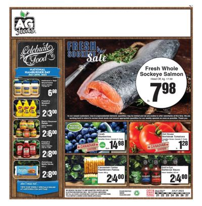 AG Foods Flyer July 21 to 27