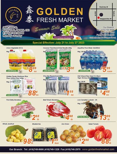 Golden Fresh Market Flyer July 21 to 27