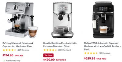 Best Buy Canada Weekly Offers: Save up to 40% on Select Coffee & Espresso Makers + More Deals