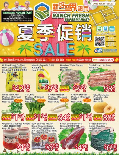 Ranch Fresh Supermarket Flyer July 21 to 27