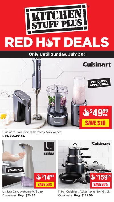 Kitchen Stuff Plus Red Hot Deals Flyer July 24 to 30