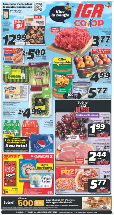 IGA (NB) Flyer July 27 to August 2