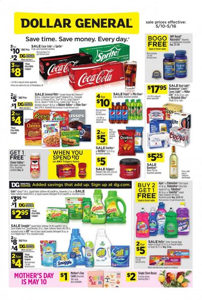 Dollar General Weekly Ad & Flyer May 10 to 16