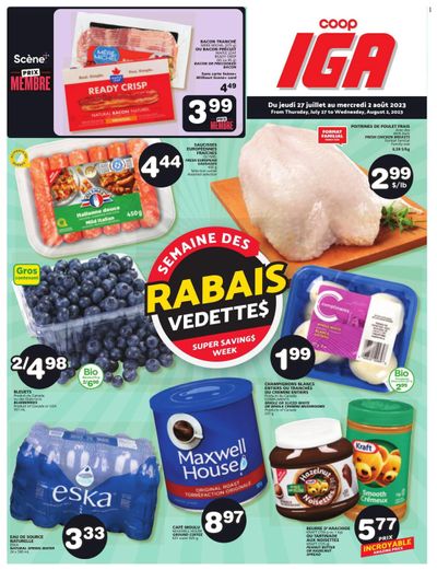 Coop IGA Flyer July 27 to August 2 Coop IGA Flyer July 27 to August 2