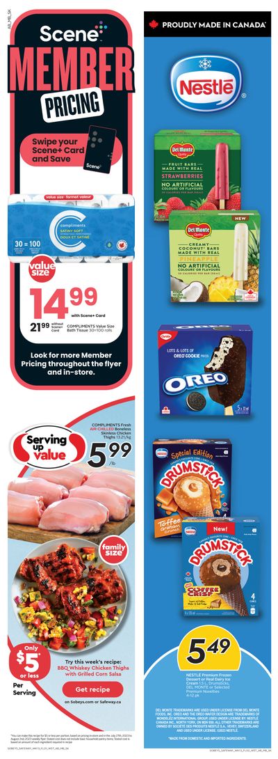 Sobeys/Safeway (AB, SK & MB) Flyer July 27 to August 2