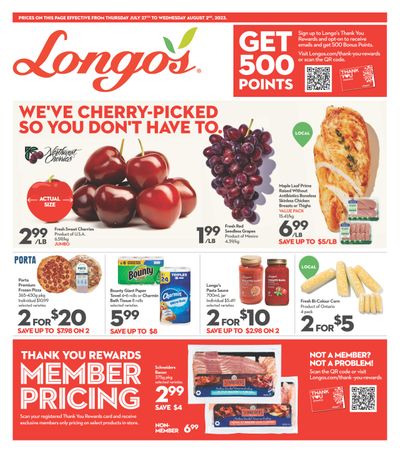 Longo's (Liberty Village) Flyer July 27 to August 2