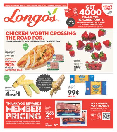 Longo's (Brooklin) Flyer July 27 to August 2