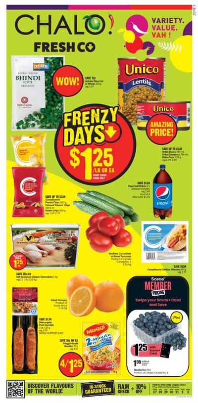 Chalo! FreshCo (West) Flyer July 27 to August 2