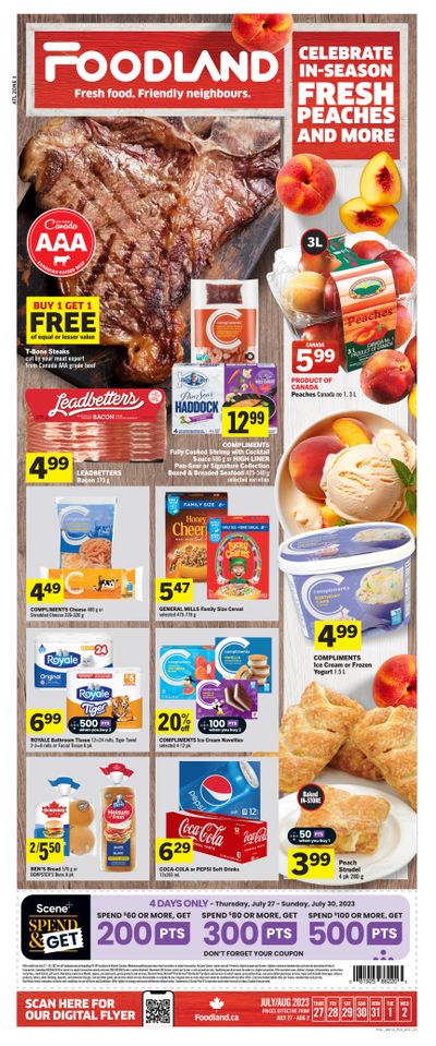 Foodland (Atlantic) Flyer July 27 to August 2