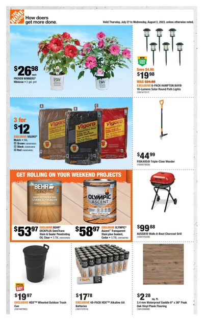 Home Depot (ON) Flyer July 27 to August 2