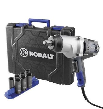 Kobalt 8-Amp 1/2-in Reversible Corded Impact Wrench Kit For $150.00 At Lowe's Canada
