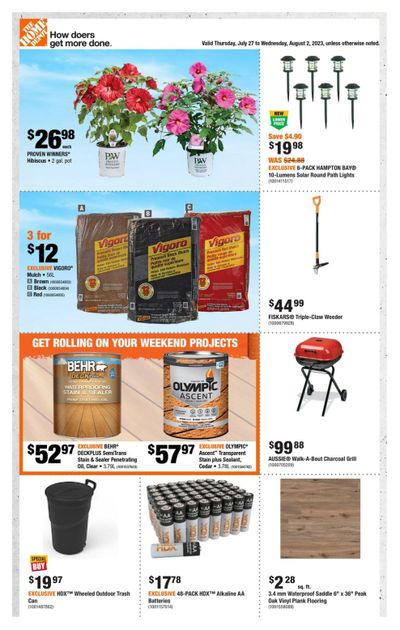 Home Depot (QC) Flyer July 27 to August 2