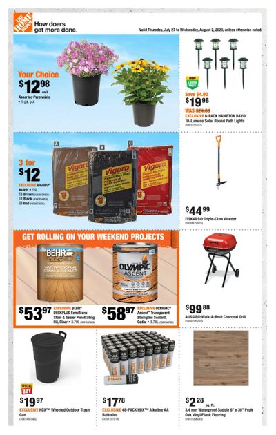 Home Depot (Atlantic) Flyer July 27 to August 2