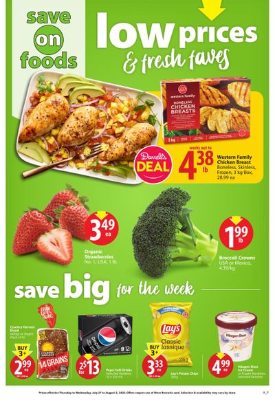 Save On Foods (BC) Flyer July 27 to August 2