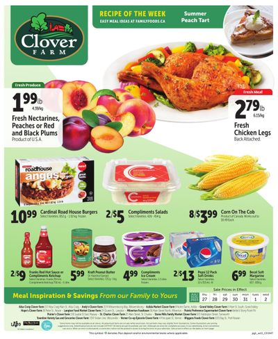 Clover Farm (ON) Flyer July 27 to August 2