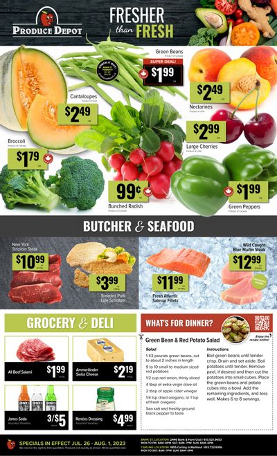Produce Depot Flyer July 26 to August 1