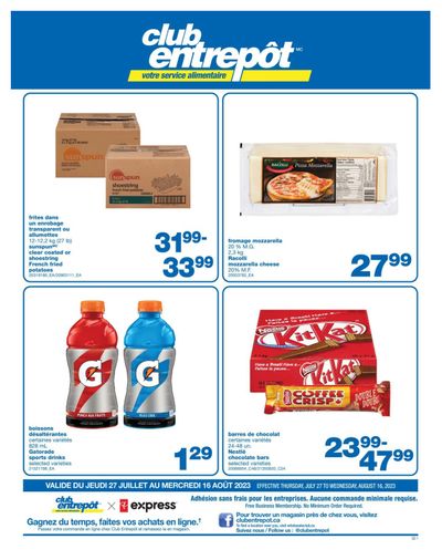 Wholesale Club (QC) Flyer July 27 to August 16