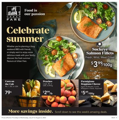 Urban Fare Flyer July 27 to August 2