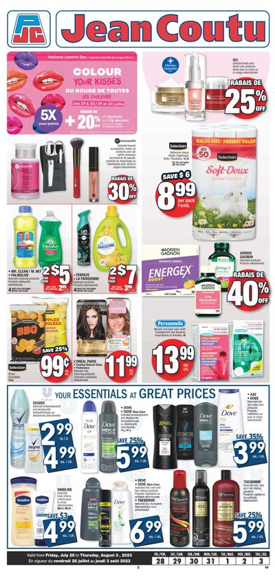 Jean Coutu (NB) Flyer July 28 to August 3