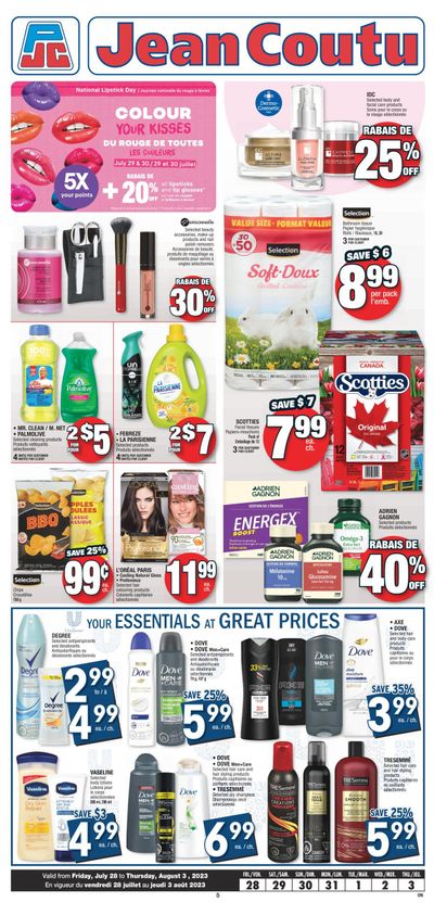 Jean Coutu (ON) Flyer July 28 to August 3