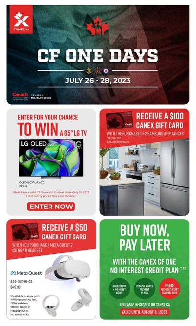 Canex Flyer July 26 to 28
