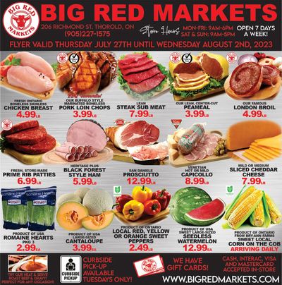 Big Red Markets Flyer July 27 to August 2