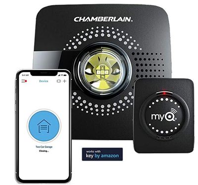 MyQ Smart Garage Door Opener Chamberlain MYQ-G0301 - Wireless & Wi-Fi enabled Garage Hub with Smartphone Control For $29.98 At Amazon Canada