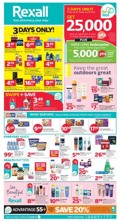 Rexall (MB) Flyer July 28 to August 3