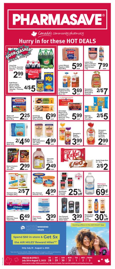 Pharmasave (Atlantic) Flyer July 28 to August 3