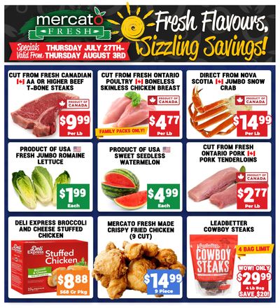 Mercato Fresh Flyer July 27 to August 3