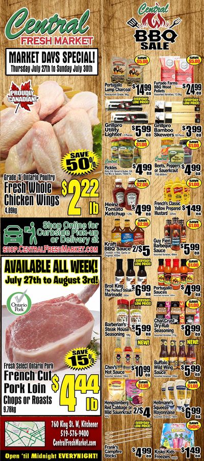 Central Fresh Market Flyer July 27 to August 3