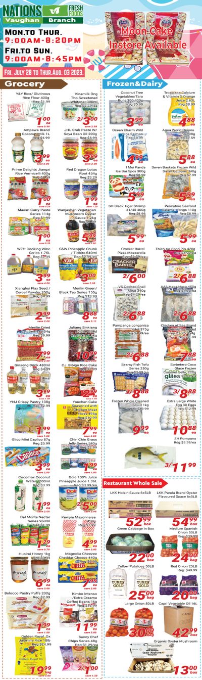 Nations Fresh Foods (Vaughan) Flyer July 28 to August 3