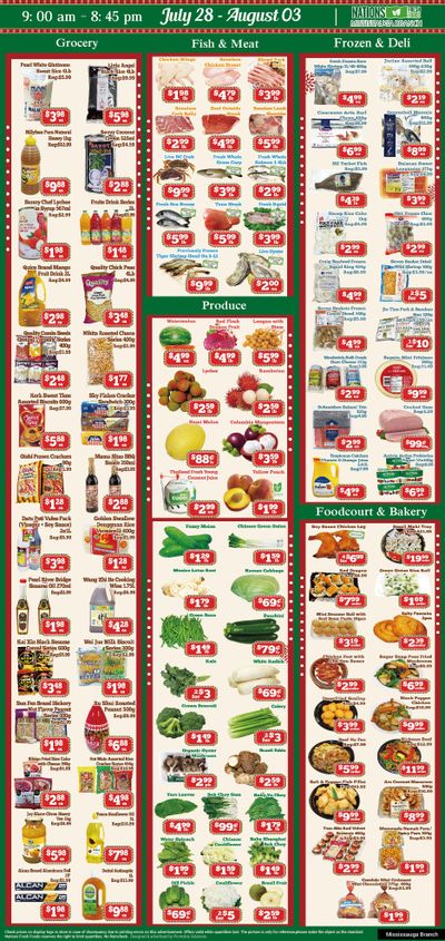 Nations Fresh Foods (Mississauga) Flyer July 28 to August 3