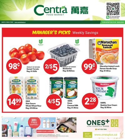 Centra Foods (North York) Flyer July 28 to August 3
