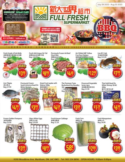 Full Fresh Supermarket Flyer July 28 to August 3