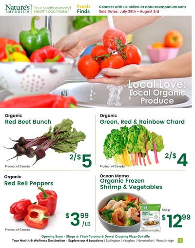 Nature's Emporium Weekly Flyer July 28 to August 3