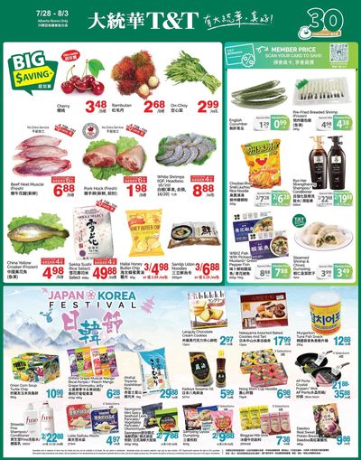 T&T Supermarket (AB) Flyer July 28 to August 3