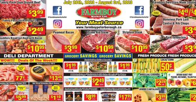 Farmboy Peterborough Flyer July 28 to August 3