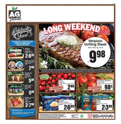 AG Foods Flyer July 30 to August 5