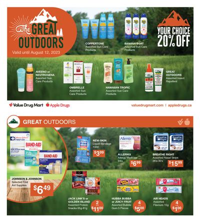 Apple Drugs Flyer July 30 to August 12