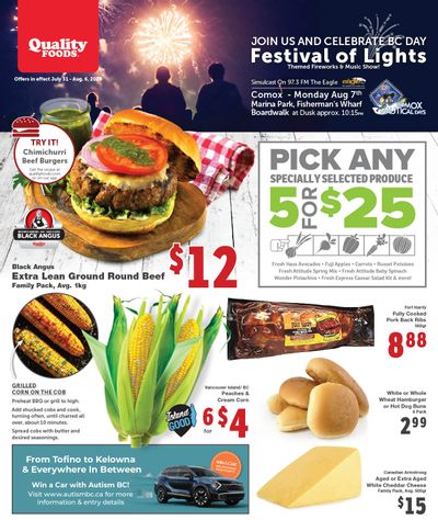 Quality Foods Flyer July 31 to August 6