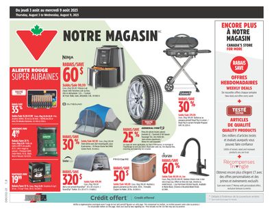 Canadian Tire (QC) Flyer August 3 to 9