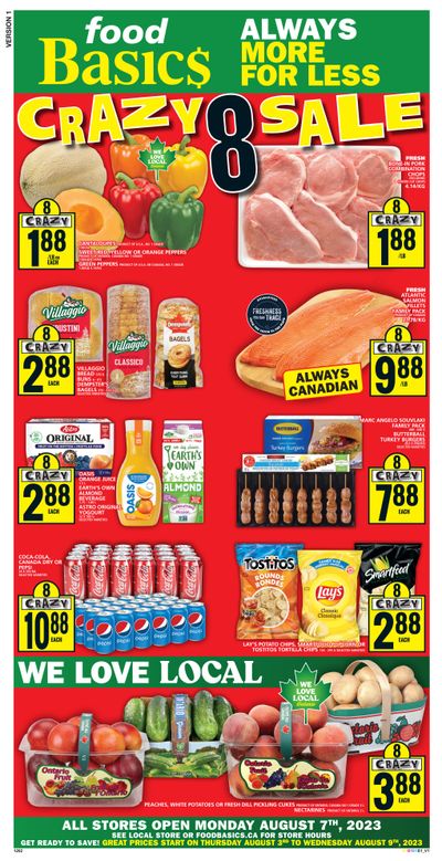 Food Basics Flyer August 3 to 9