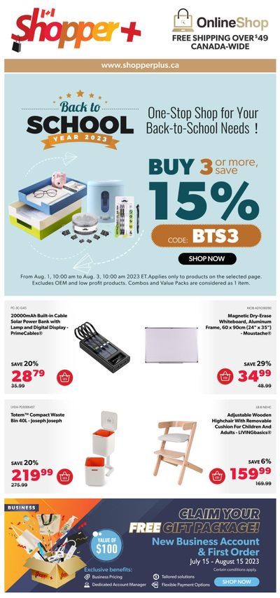 Shopper Plus Flyer August 1 to 8